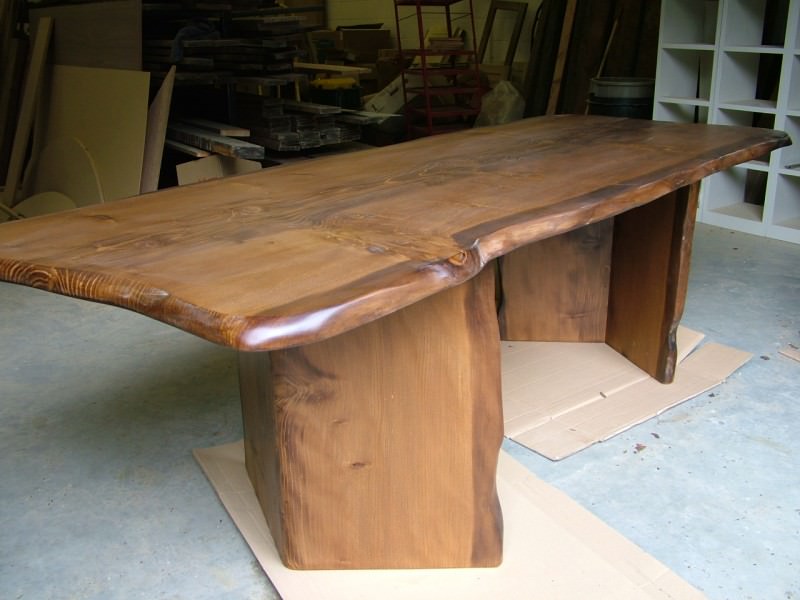 4 cedar of lebanon trunk table - Stump Furniture